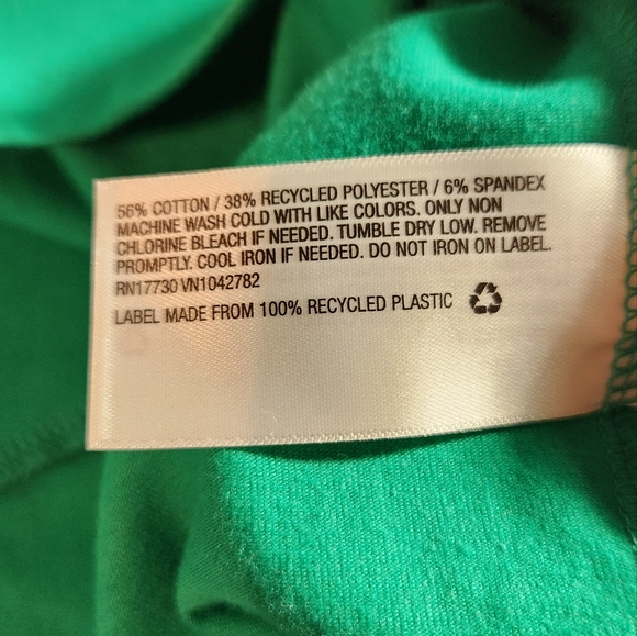 NWT A New Day Green Sleeveless Swing Dress, Size L - Picture 7 of 8